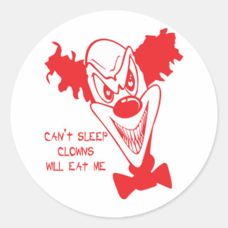 Clowns Will Eat Me Stickers/Envelope Seals