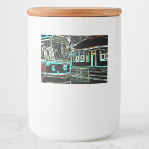 CLRV Neon at stn Food Container Label Set (10 pk)