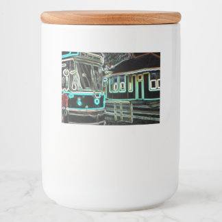 CLRV Neon at stn Food Container Label Set (10 pk)