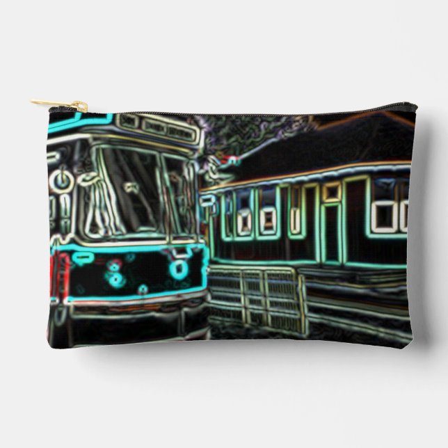 CLRV Neon at stn Small Accessory Bag (Front)