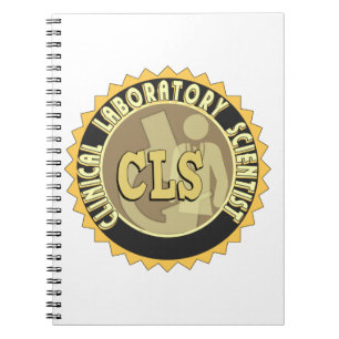 CLS BADGE - CLINICAL LABORATORY SCIENTIST SPIRAL NOTEBOOK