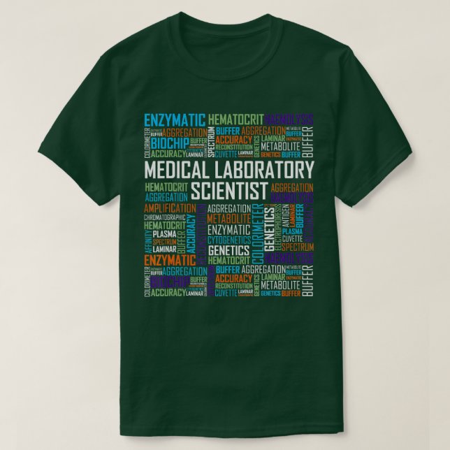 CLS Medical Laboratory Scientist  Words Gift Week  T-Shirt (Design Front)