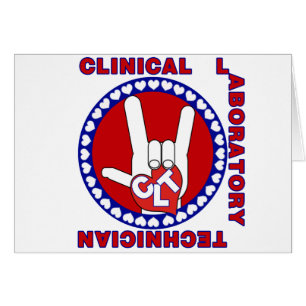 CLT CLINICAL LAB TECH ASL iLOVE LOGO