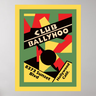 Club Ballyhoo on Sunset Strip Poster