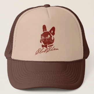 CLUB CHIEN Vintage Logo Red Trucker Hat
