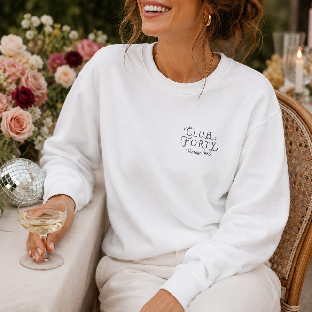 Club Forty Personalised Sweatshirt (Creator Uploaded)