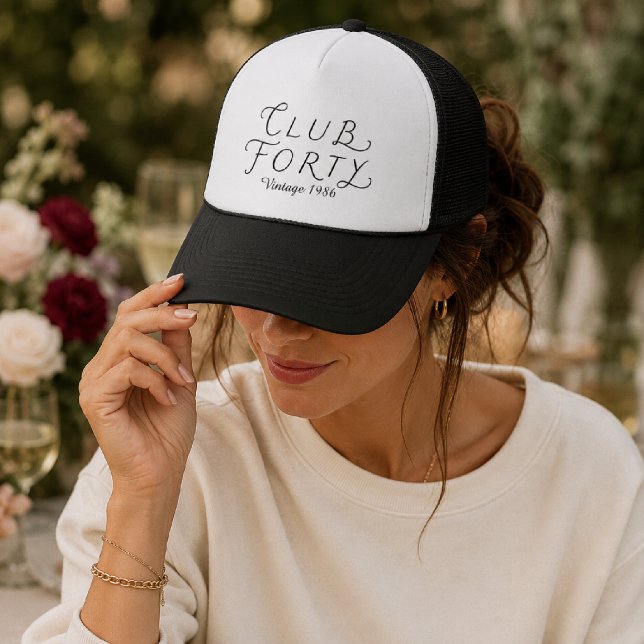 Club Forty Personalised Trucker Hat (Creator Uploaded)