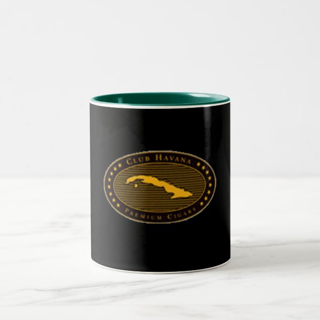 Club Havana Two-Tone Coffee Mug (Center)