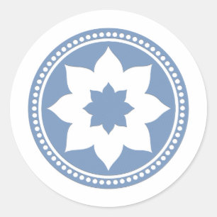 Club Pilates Mandala Yoga Classic Round Sticker