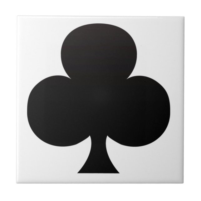 Club Poker Icon Tile (Front)