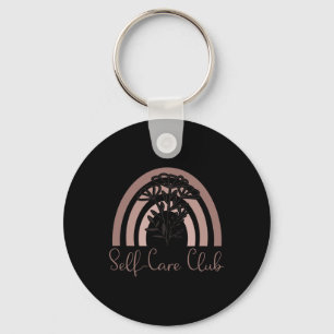 Club Saying Mental Health Awareness Rainbow Love Key Ring