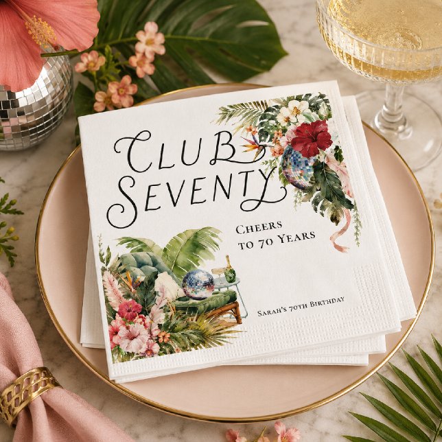 Club Seventy Conservatory Soirée Napkins (Creator Uploaded)