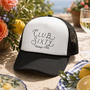 Club Sixty Vintage Birthday Trucker Hat