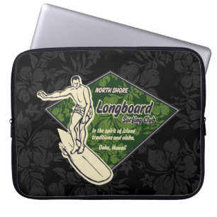 Club Surfing Diamond Hawaiian Neoprene Wetsuit Laptop Sleeve