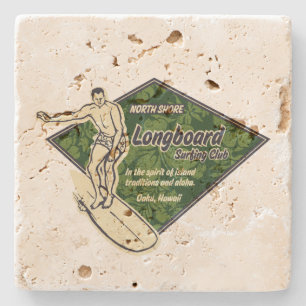Club Surfing Diamond Hawaiian Tiki Bar Coasters
