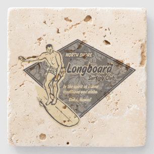 Club Surfing Diamond Hawaiian Tiki Bar Coasters