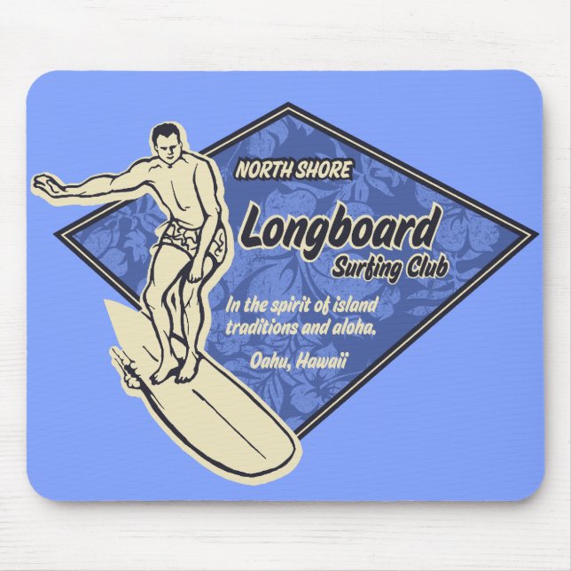 Club Surfing Logo Mousepad (Front)