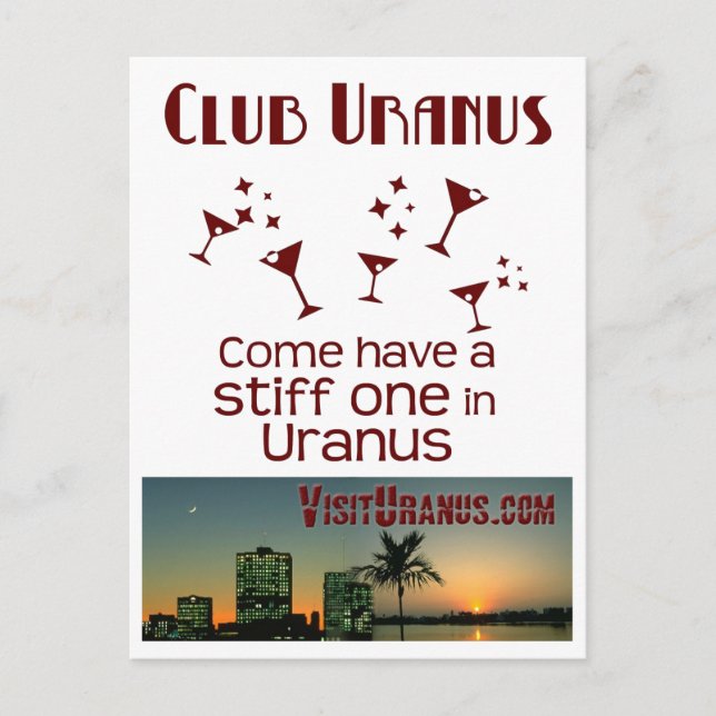 Club Uranus Postcard (Front)