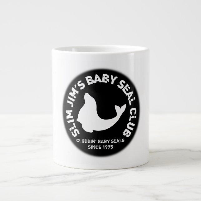 Clubbing Baby Seals Large Coffee Mug (Front)