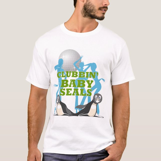 Clubbing Baby Seals T-Shirt (Front)