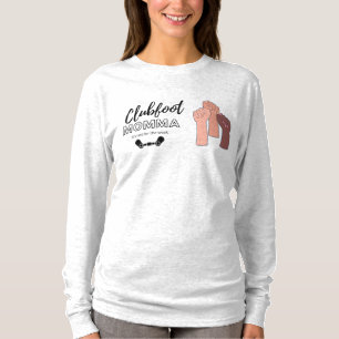 Clubfoot Momma long sleeve tee