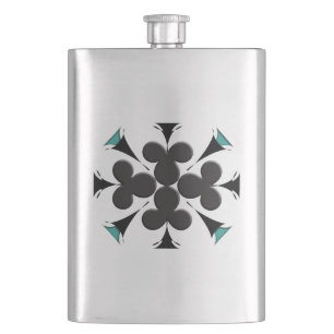 Clubs Hip Flask
