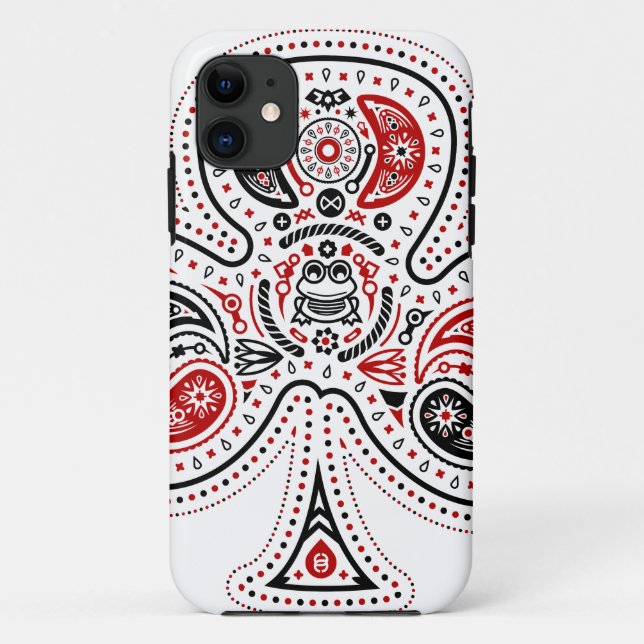 Clubs - iPhone 5/5S Case (White/Red/Black) (Back)