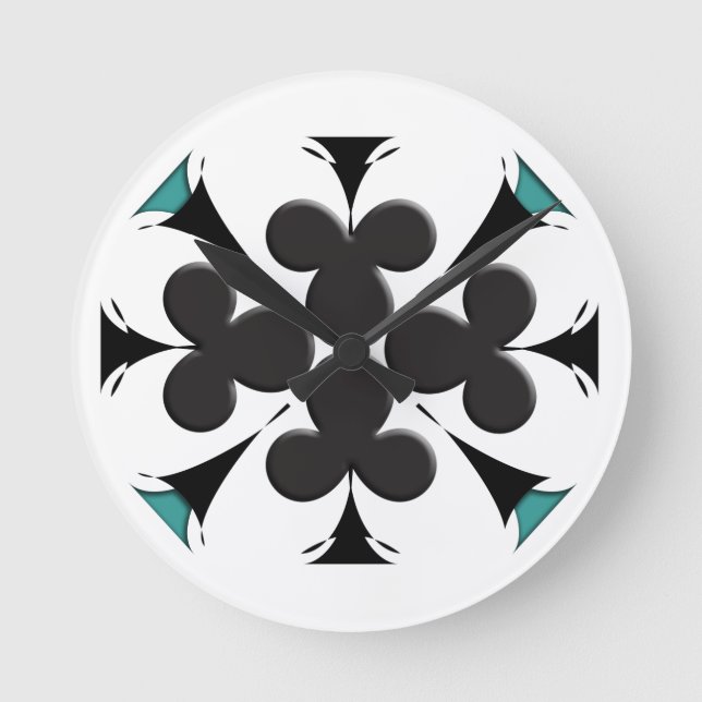 Clubs Round Clock (Front)