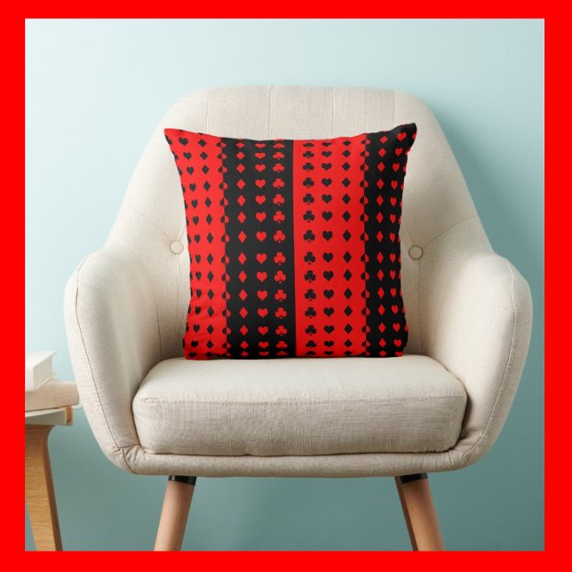Clubs, spades, hearts, diamonds - cool      cushion (Creator Uploaded)