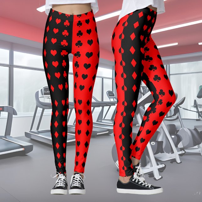 Clubs, spades, hearts, diamonds - cool   leggings (Creator Uploaded)