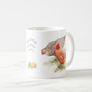 Cluck Hens Eggs Mug