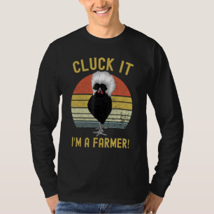 Cluck It Funny Polish Chicken Farmer T-Shirt