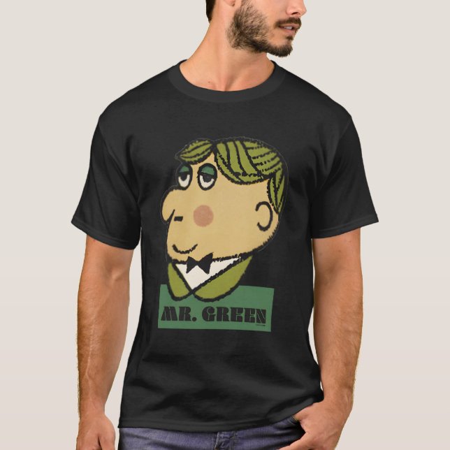 Clue Halloween Mr Green Big Face T-Shirt (Front)