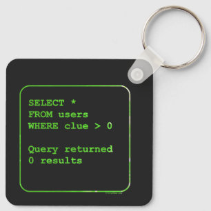 Clueless Users Key Ring