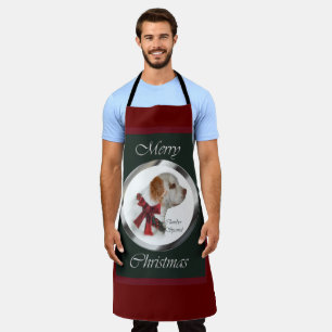 Clumber Spaniel Christmas Apron