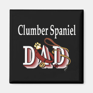 Clumber Spaniel DAD Magnet