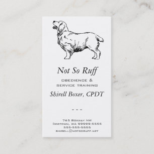 Clumber Spaniel Dog Business Card