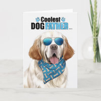 Clumber Spaniel Dog Coolest Dad Ever Father's Day