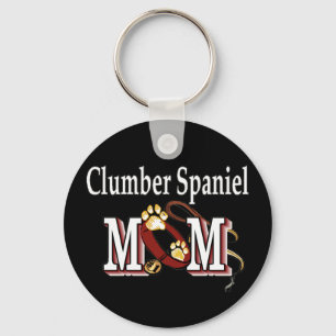 Clumber Spaniel Dog Mum Gifts Key Ring