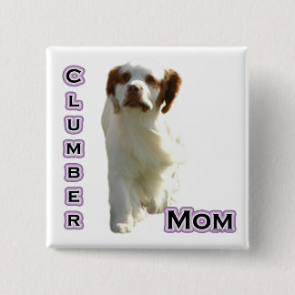 Clumber Spaniel Mum 4 - Button
