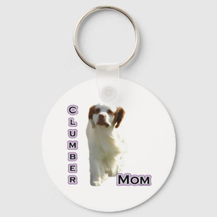 Clumber Spaniel Mum 4 - Keychain
