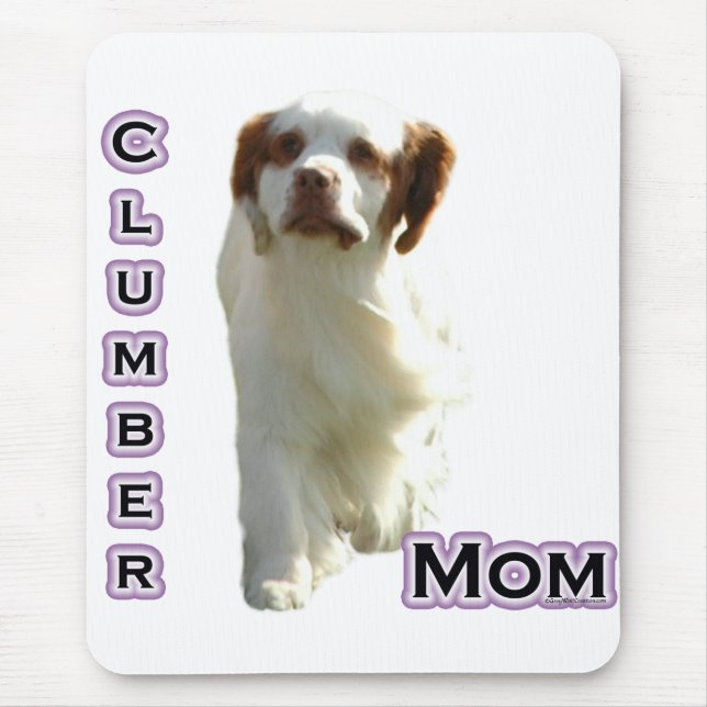 Clumber Spaniel Mum 4 Mouse Pad (Front)