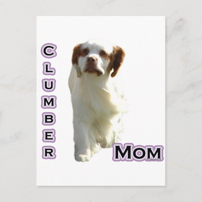 Clumber Spaniel Mum 4 Postcard (Front)