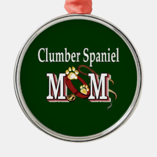 Clumber Spaniel Mum Gifts Metal Tree Decoration