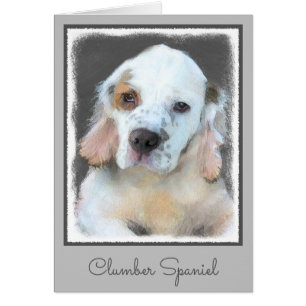 Clumber Spaniel Painting - Cute Original Dog Art