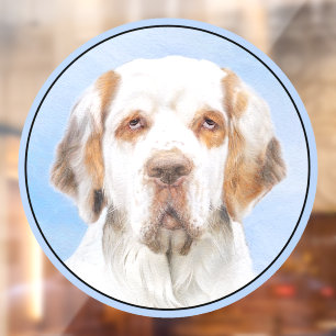 Clumber Spaniel Painting - Cute Original Dog Art