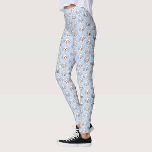 Clumber Spaniel Painting - Cute Original Dog Art Leggings