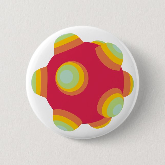 ClumpBubble - Bright! 6 Cm Round Badge (Front)