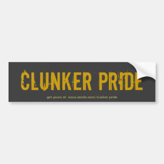 Clunker Pride blk/brw sticker
