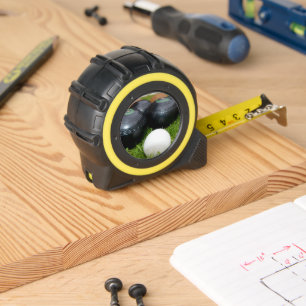 Cluster Of Lawn Bowls, Tape Measure 1